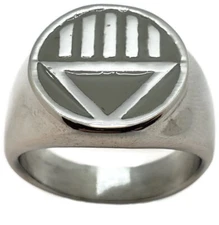 Black Lantern Corps Ring Sizes 5-16 Death Corps Green Lantern Ring Set Grey Dead