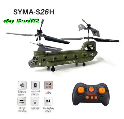 Fixed-Height Transport RC Plane Chinook Helicopter 2Propeller Remote Control Toy