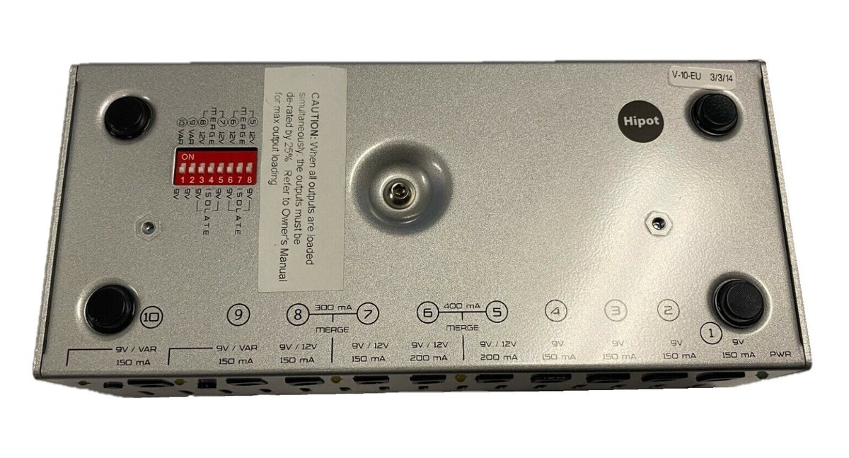 DigiTech HardWire V-10 Power Block Isolated 10-Pedal DC DigiTech HardWire V-10 Power Block Isolated 10-Pedal DC