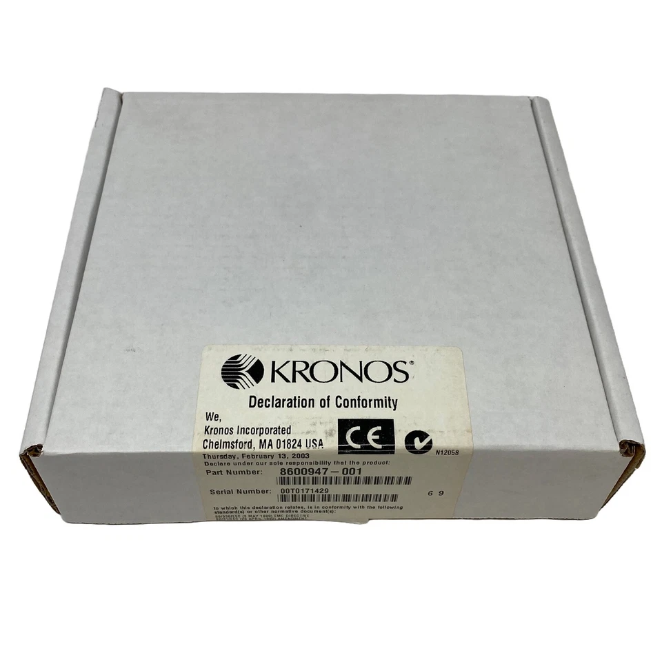 Kronos 8600947 Ethernet Option Board 400 Series 6600187-999 Rev B NIB - Image 4 of 4