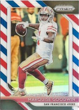2018 Panini Prizm Marquise Goodwin Red White Blue Prizm SP #29