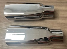 1969-1972 Chevelle El Camino Monte Carlo Gmc 2.5-2.75 Inch Chrome Exhaust Tips