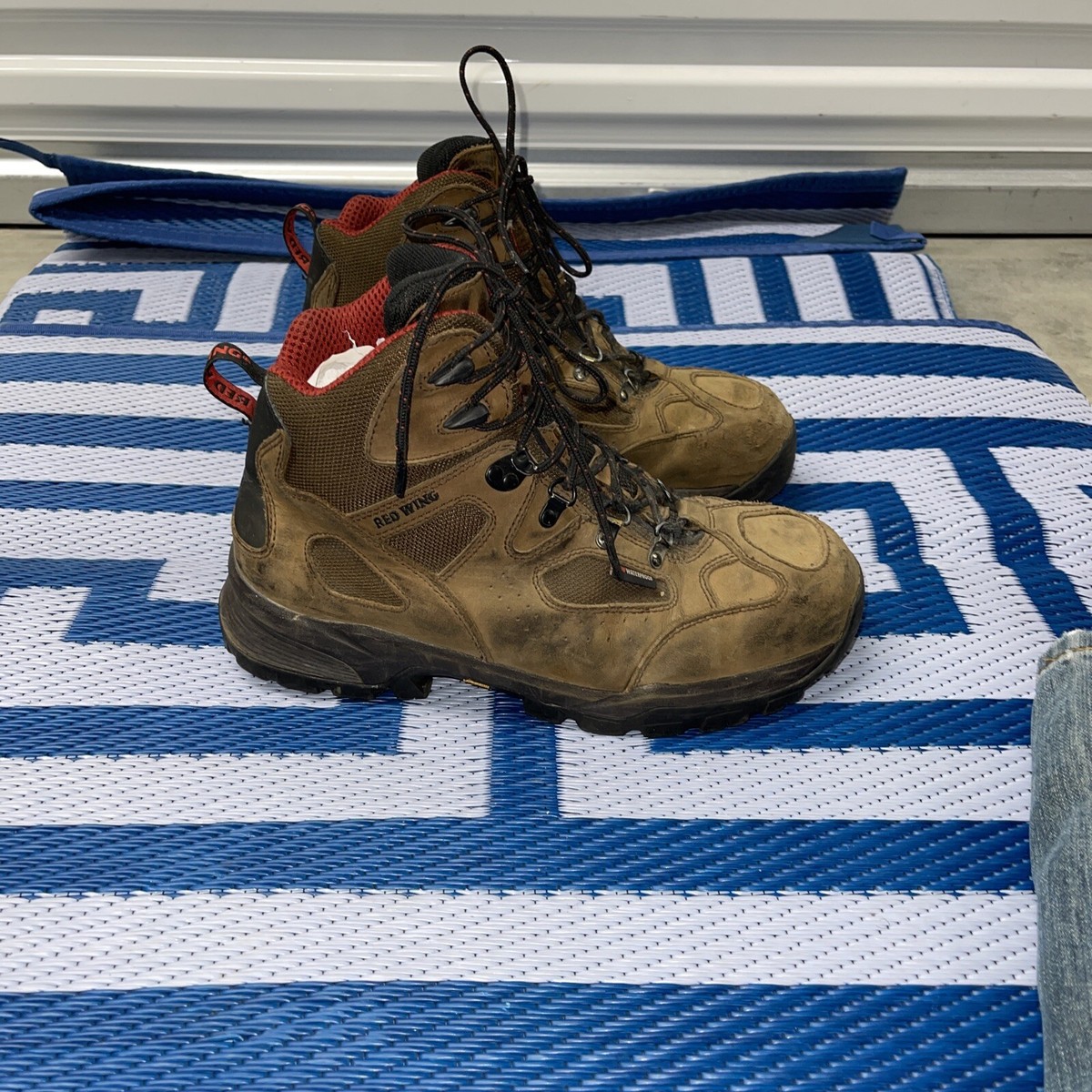Red Wing Safety Steel Toe Work Boots Tru Hiker 6674 Men