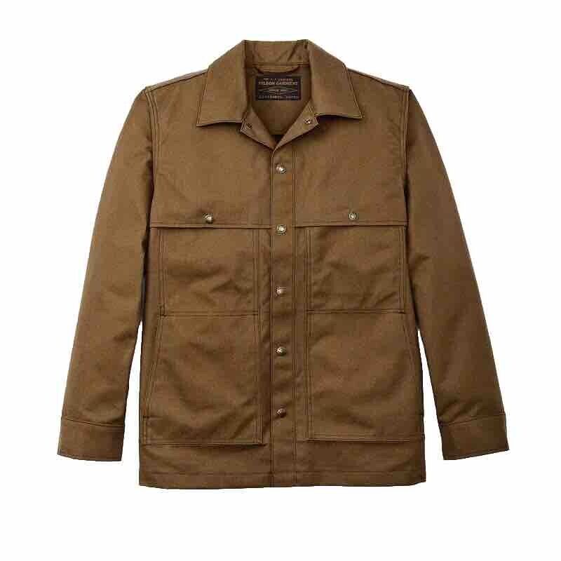 Filson Dry Tin Jac Shirt 20258678 MADE IN USA Sepia Dark Tan Filson Dry Tin Jac Shirt 20258678 MADE IN USA Sepia Dark Tan