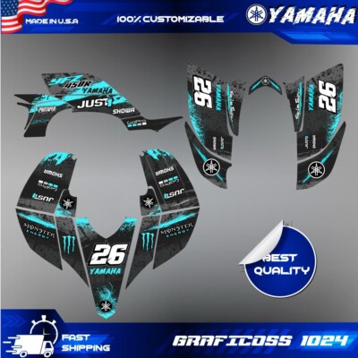 Yamaha YFZ450 Graphics Kit Decals Wrap 2003-2008 Carb Model 04-12 ATV
