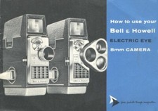 Bell  Howell Electric Eye 8mm Camera Instruction Manual Original