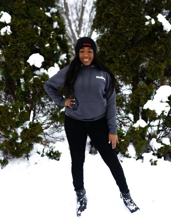 VETEMENTS FELPA CON CAPPUCCIO HOLLEY GRIGIO ANTRACITE HOL10432 3XHOL (Holley)