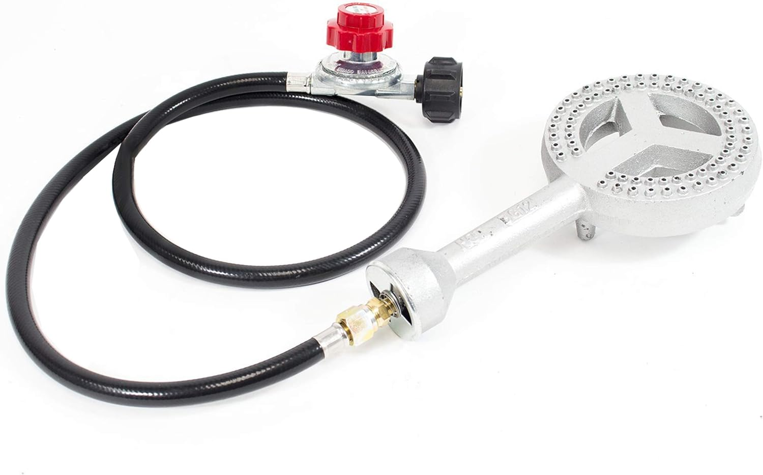 Gasone High Pressure Cast-Iron Burner Head with Brass Fitting Orifice with 0-20