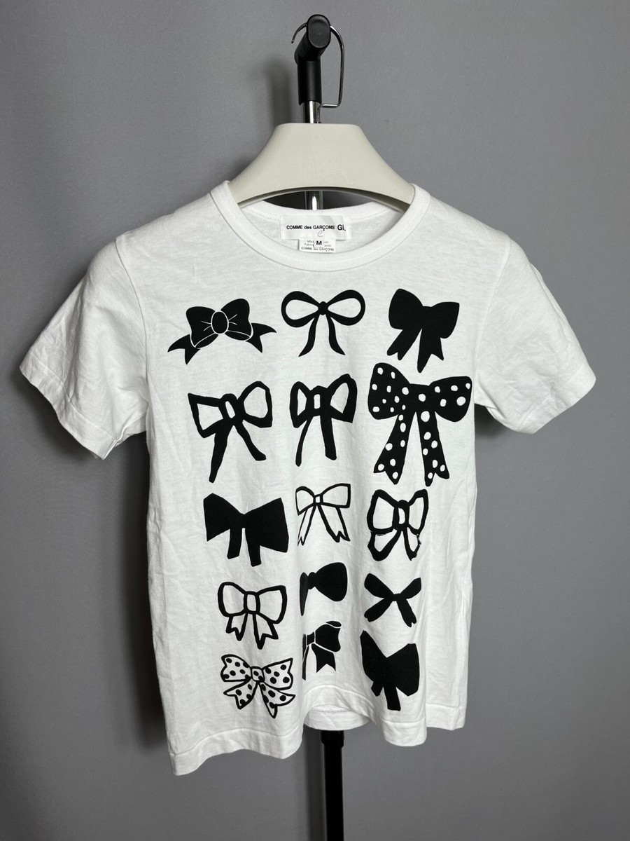comme des garcons t-shirt womens t-shirt white Sz M