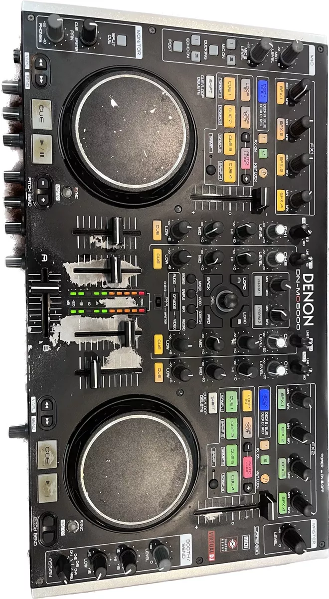 DENON DN-MC6000 4ch DJ Controller Mixer Traktor Virtual w/ Odyssey Flight  Case