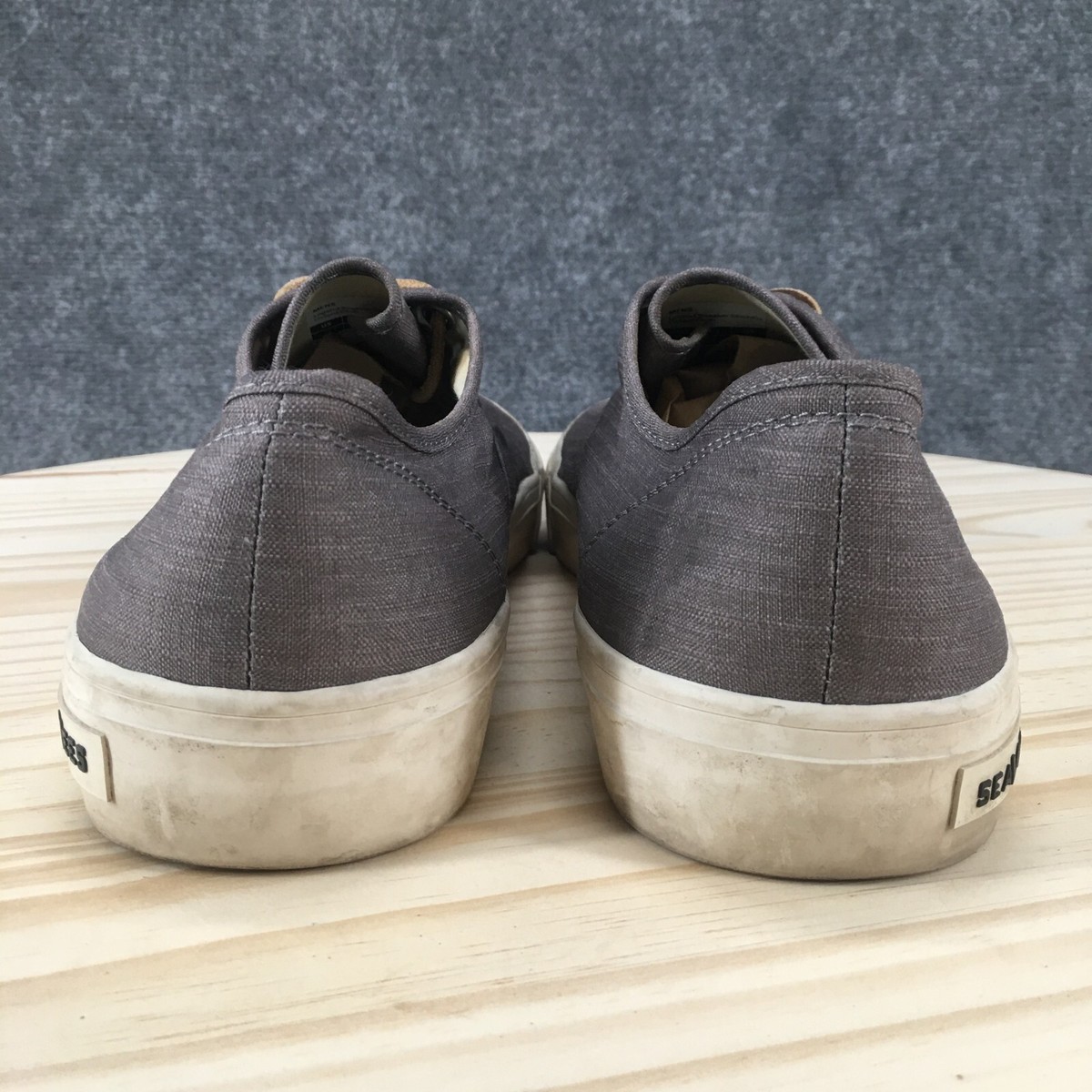 SeaVees Shoes Mens 12 Legend Stitch Fix Sneakers Gray Canvas  display picture 3
