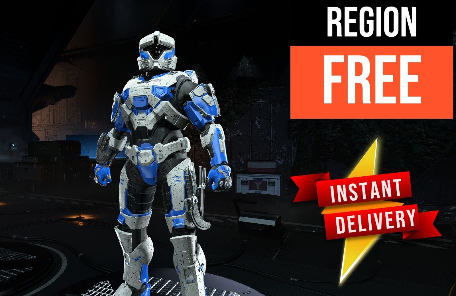 Halo Infinite  Parade Ground Armor Coating Oreo Skin (Instant Delivery)