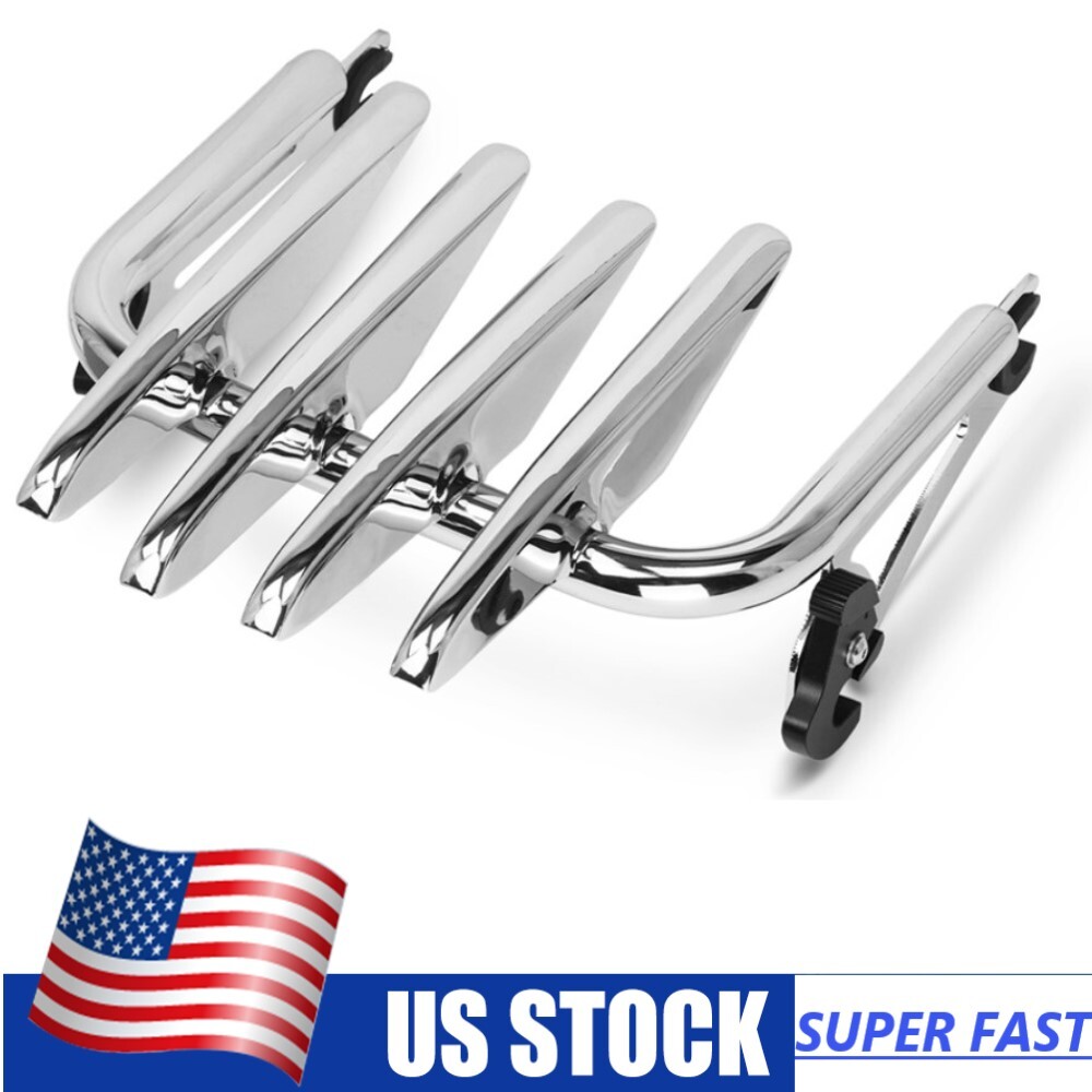 Chrome Waterproof Luggage Rack For Harley Touring Road King Street Glide Models