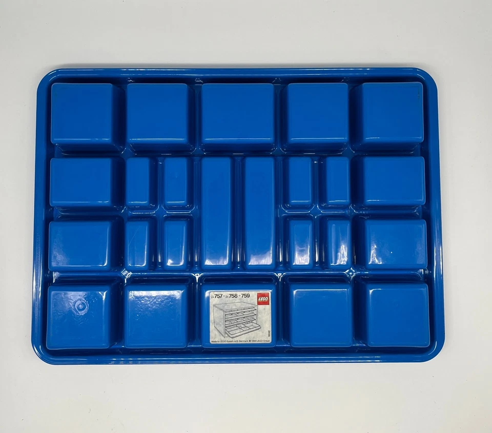 Vintage 1984 LEGO Sortierkasten Sortierbox Schublade 757 758 759 Organizer - Bild 3 von 4
