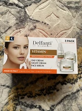Delfanti Milano VitaminC Retinol Brightening Action- Day/night Cream Face Serum