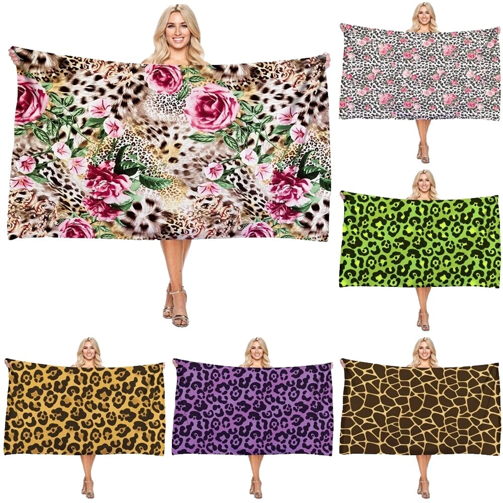 Animal Print Sports Baño Toallas de playa