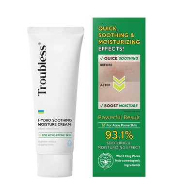 Troubless Hydro Soothing Moisture Cream - Deep Hydration & Skin Barrier Cream...