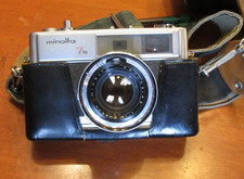 Minolta Hi-Matic 7s Rangefinder 35mm Film Camera Rokkor PF 45mm f1.8 JAPAN