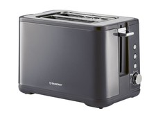 Silvercrest Toaster Doppelschlitz Pastell Kr&uuml;melschublade 850 Watt grau *B-Ware