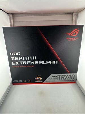ASUS Rog ZENITH II Extreme Alpha TRX40 EATX Gaming Motherboard