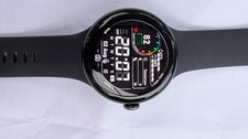 Google Pixel Watch 2 - Matte Black Case with Obsidian Silicone Strap...