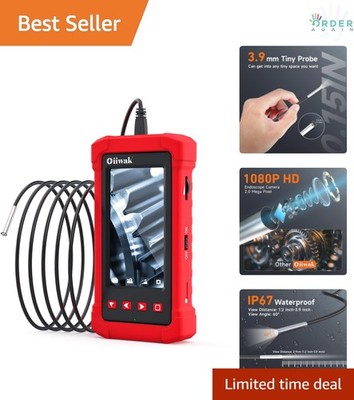 Endoscope Camera Waterproof 3.9mm 1080P HD Inspection Camera with 4.3'' Screen
