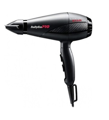 BaByliss PRO Profi Haartrockner Black Star Ionic 2200 Watt  Fön BAB6250IE