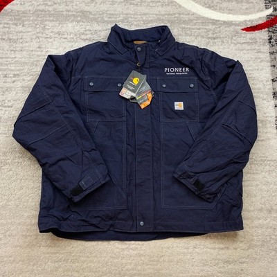 Carhartt FR Full Swing Jacket 2XL XXL Blue Flame Resistant Quick Duck CAT 102182