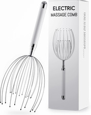 Head Massager Scalp, Electric Scalp Massager with 20 Metal Fingers   Head Scratc