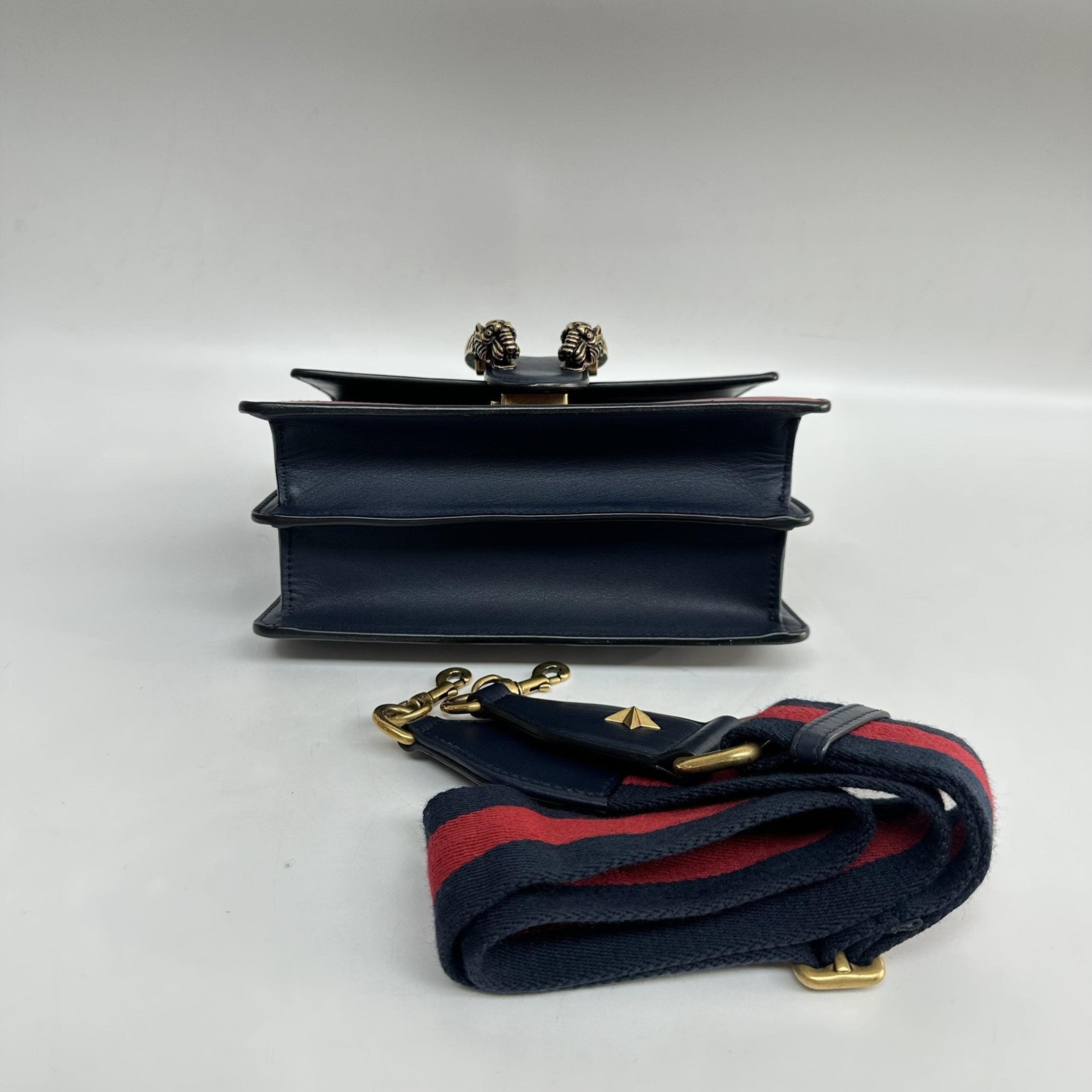 Dionysus Bamboo Smooth Calfskin Leather Top Handle Bag - ## image 3