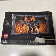 Genuine LEGO Icons The Lord of the Rings: Balrog Book Nook 10367 New Box Damag