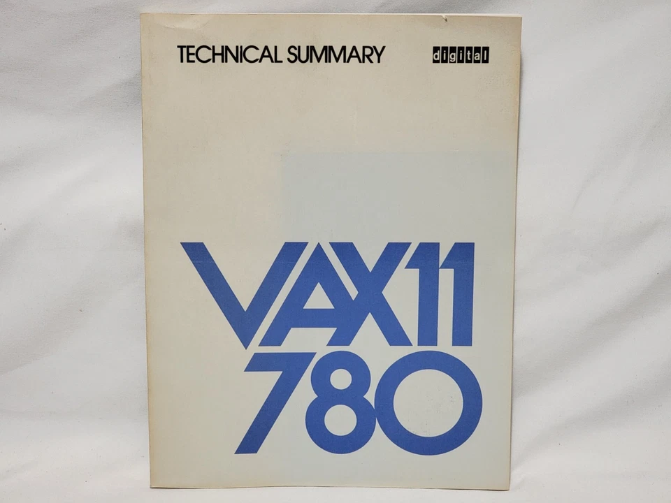 VAX 11/780 DEC Digital Equipment Corporation Computer Manual Guide Hand Book Lot - Image 4 of 4