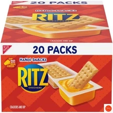 Handi-Snacks Ritz Crackers 'N Cheese Dip - 19oz/20ct
