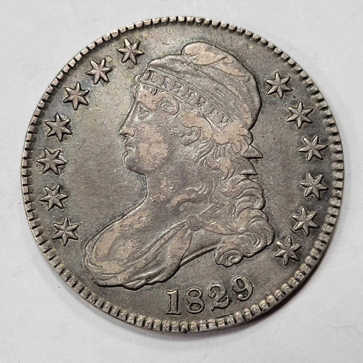1829 Year Silver US Early Half Dollar Coins (1794-1839) for sale