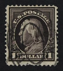 CKStamps: US Stamps Collection Scott#423 $1 Franklin Used