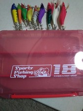 Squid Metal Sutte Egi Jig Combo Lot Top Brands Popular Colors with Storage Case