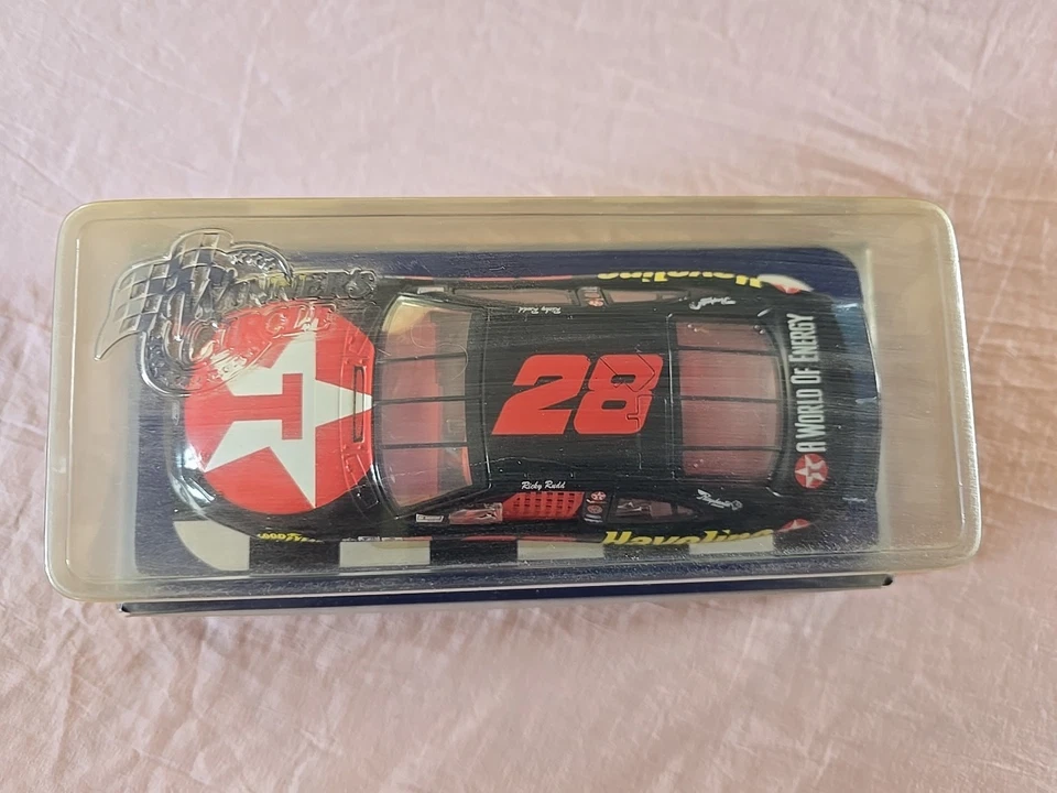 Coche de carreras Winners Circle Ricky Rudd #28 Texaco 2001 escala 1:24 en paquete Foto 2 de 4