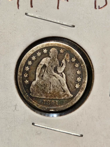 1841-P Seated Liberty Dime — photo from the most recent tracked eBay sale