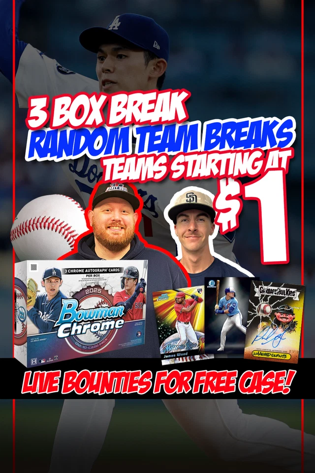 2025 Bowman Chrome Breaks with Chuck and Cam!!