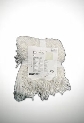 IKEA DYSTERMAL Throw Off-white  51x67'' 106.210.37