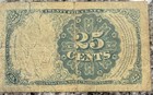 25 Cent U.S. Fractional Currency  1874 Issue # ? Great Piece Of History 063001 — photo 4