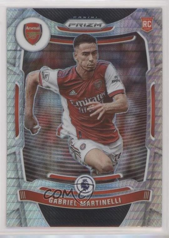 2021-22 Panini Prizm Premier League Hyper Prizm Gabriel Martinelli #203 e7q