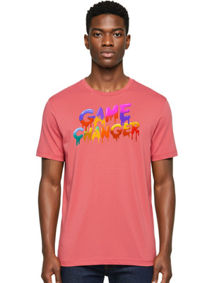 Game-Changer-13 Mens Graphic Tee, 100% Cotton, Casual Summer Wear