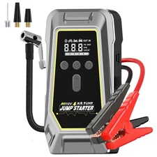 1000A Car Jump Starter With Air Compressor Pack Booster 12V Power Bank