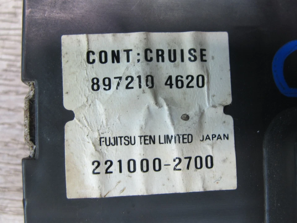 99-01 ISUZU VEHICROSS MÓDULO DE CONTROL DE CRUCERO UNIDAD COMPUTADORA 8972104620 OEM Foto 3 de 4