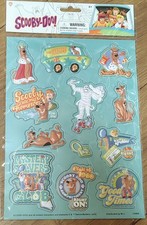 Scooby Doo Stickers Puffy Stickers Party Favors 1 Sheet 8"x10" Mystery INC