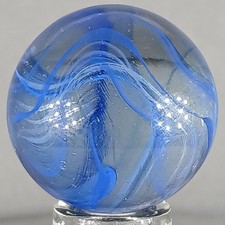 Large Vintage Hybrid Cat's Eye Marble .86 Inches Near-Mint Condition