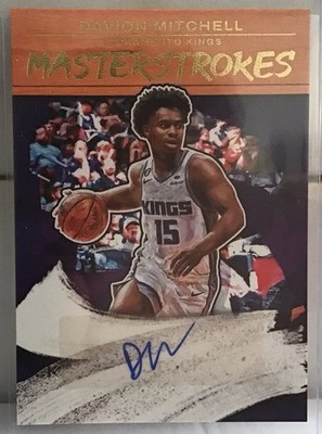 2022-23 Panini Court Kings - Master Strokes Davion Mitchell #MS-DMK /75 (AU)