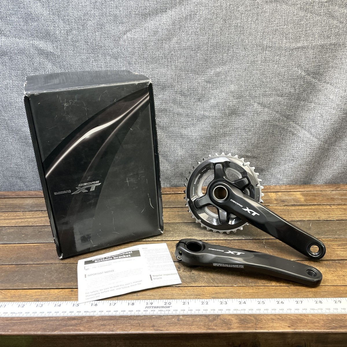 Shimano Deore XT FC-M8000-3 クランクセット Shimano Deore XT FC-M8000 Crankset 175mm 36/26T 2x11 MTB