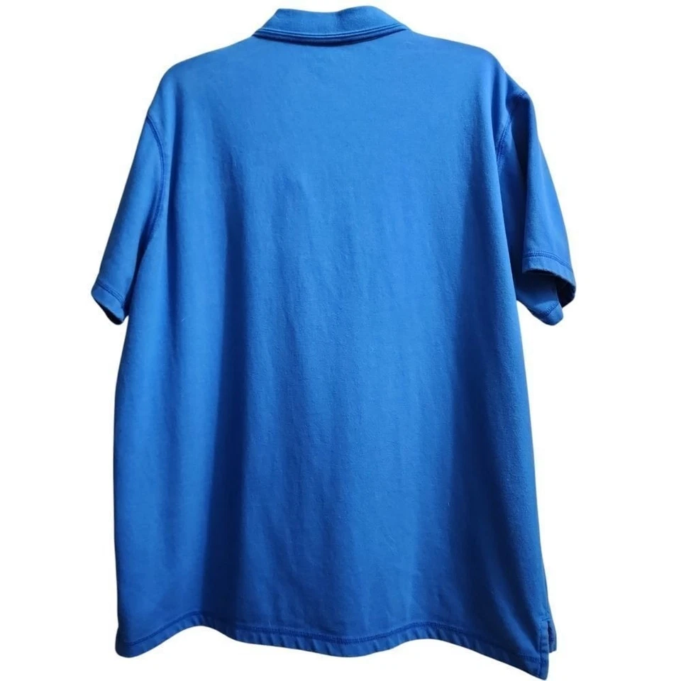 Field & Stream Polo Shirt Moisture Wicking Quick Dry Blue Outdoor Size L - Image 2 of 4